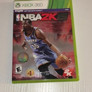 NBA 2K15 Xbox 360 Game - Red, Blue, Black